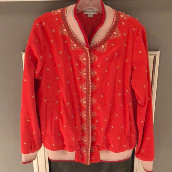 Embroidered Silk “Bomber” Jacket - Picture 1 of 1